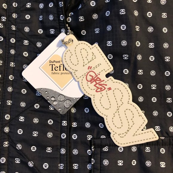 Stussy Girls Site M65 Jacket –Black/White - Picture 11 of 14